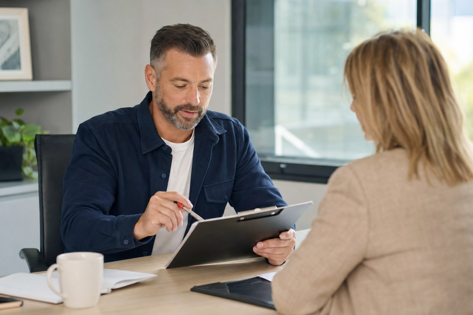 Notre équipe vérifiant les credentials d'un entrepreneur